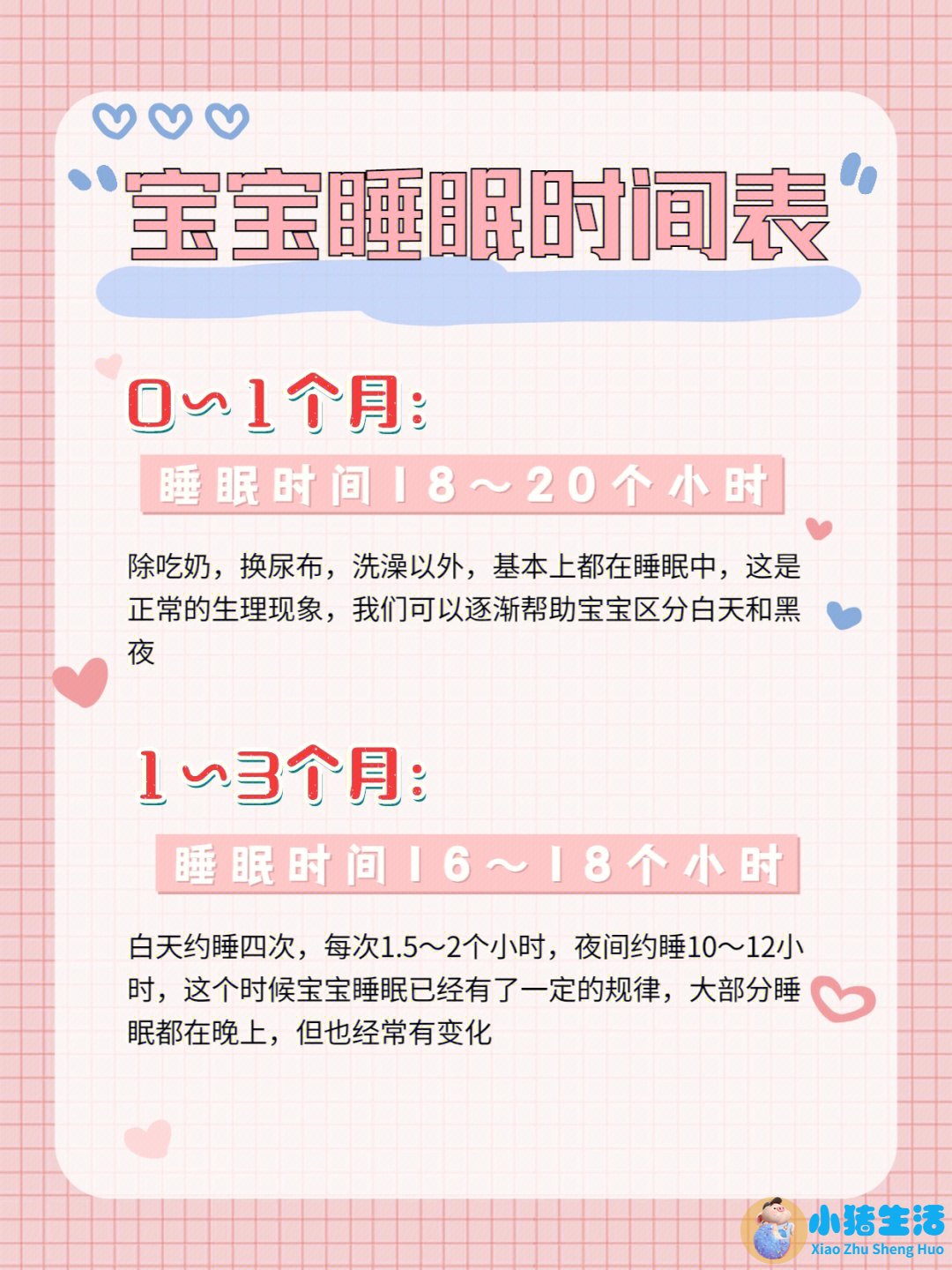 岁宝宝睡眠时间表 怀孕育儿知识