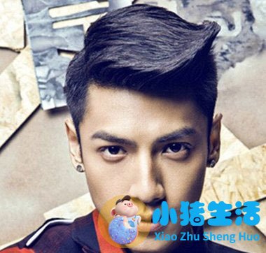 韩国男士分头发型图片