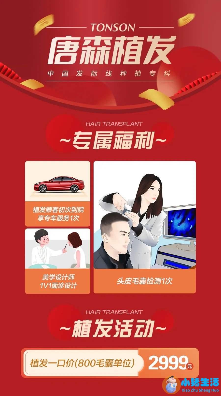 头皮上长痘痘没头发