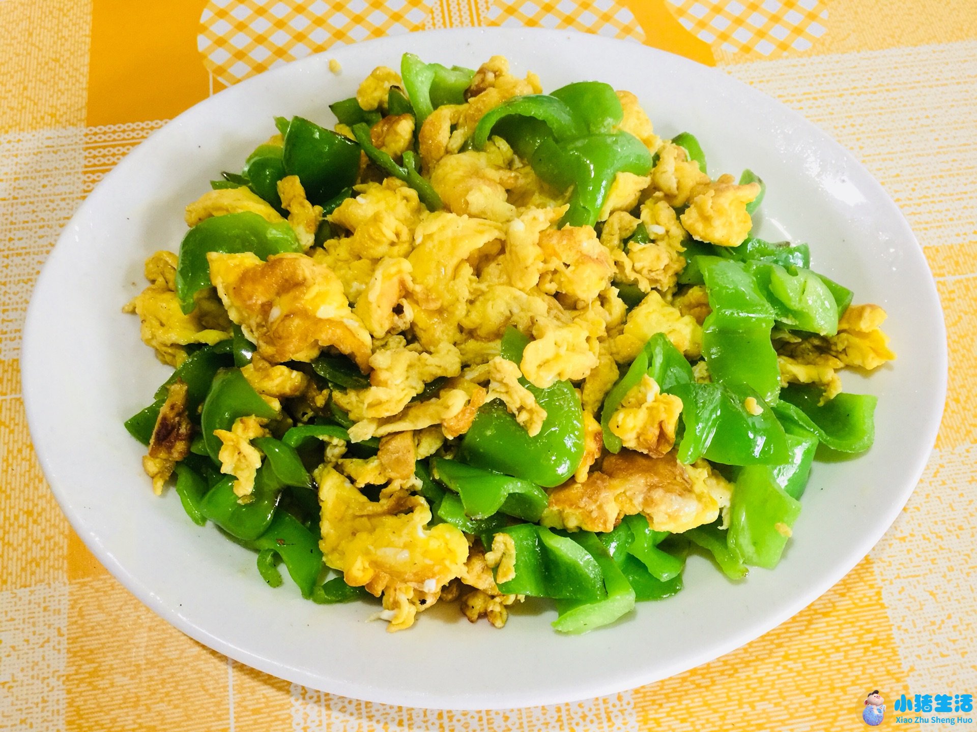 鸡蛋炒菜的做法