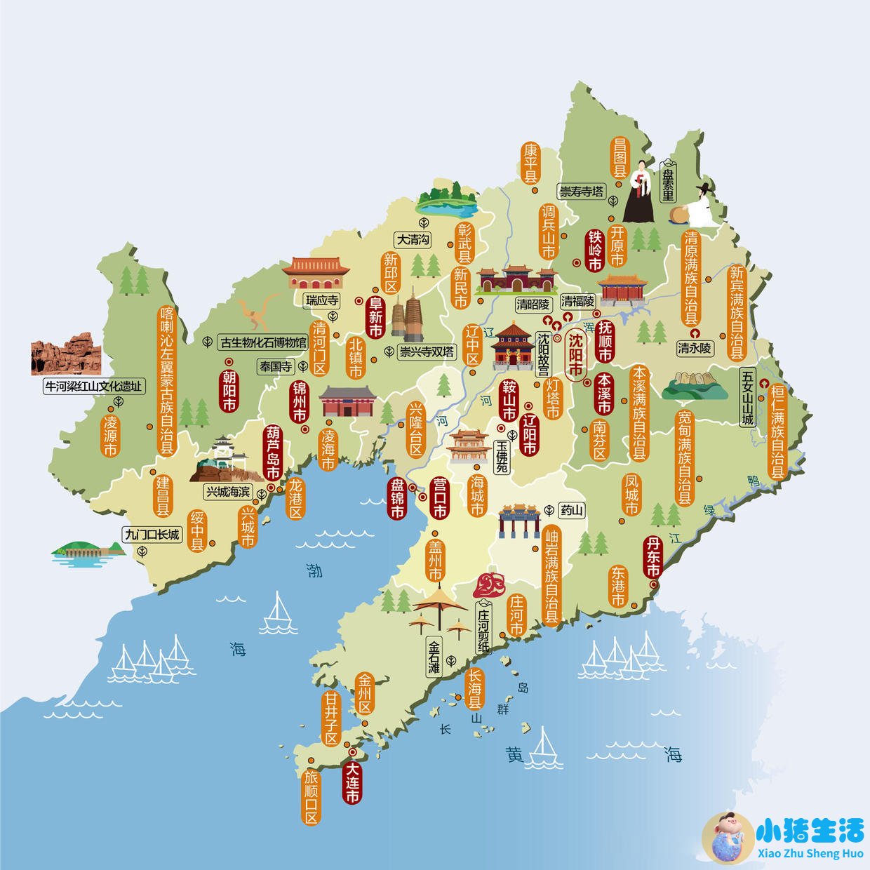 辽宁省兴城市旅游有哪些景点