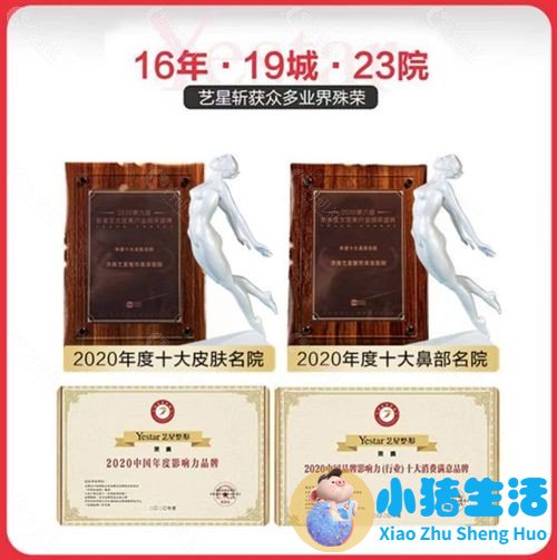 济南十大整形美容医院济南艺星医疗美容资质荣誉