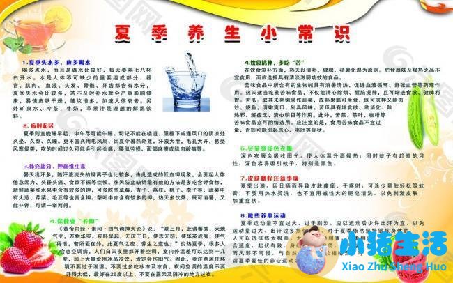 夏季养生 常识