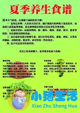 夏季养生 常识