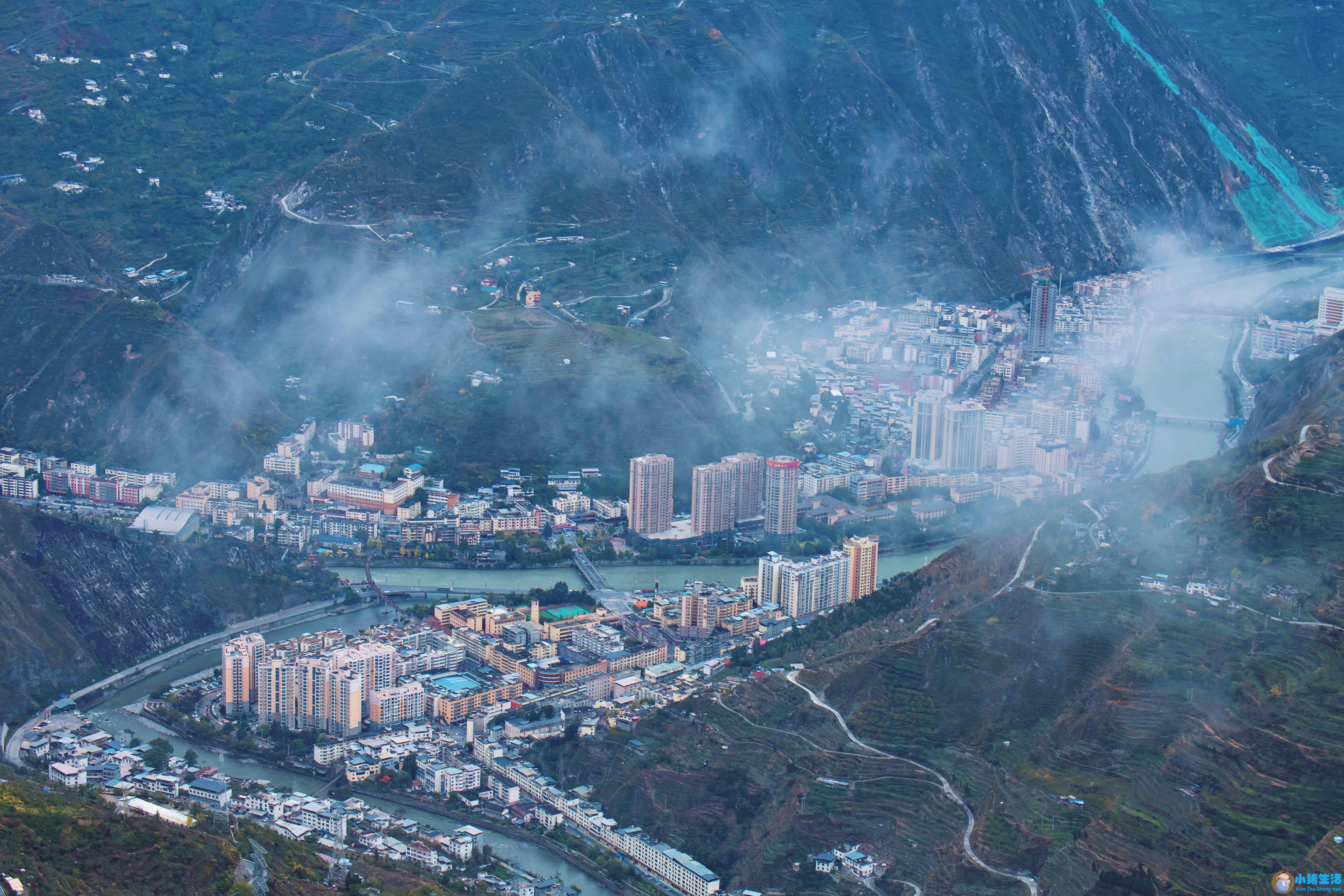 四川阿坝旅游地图