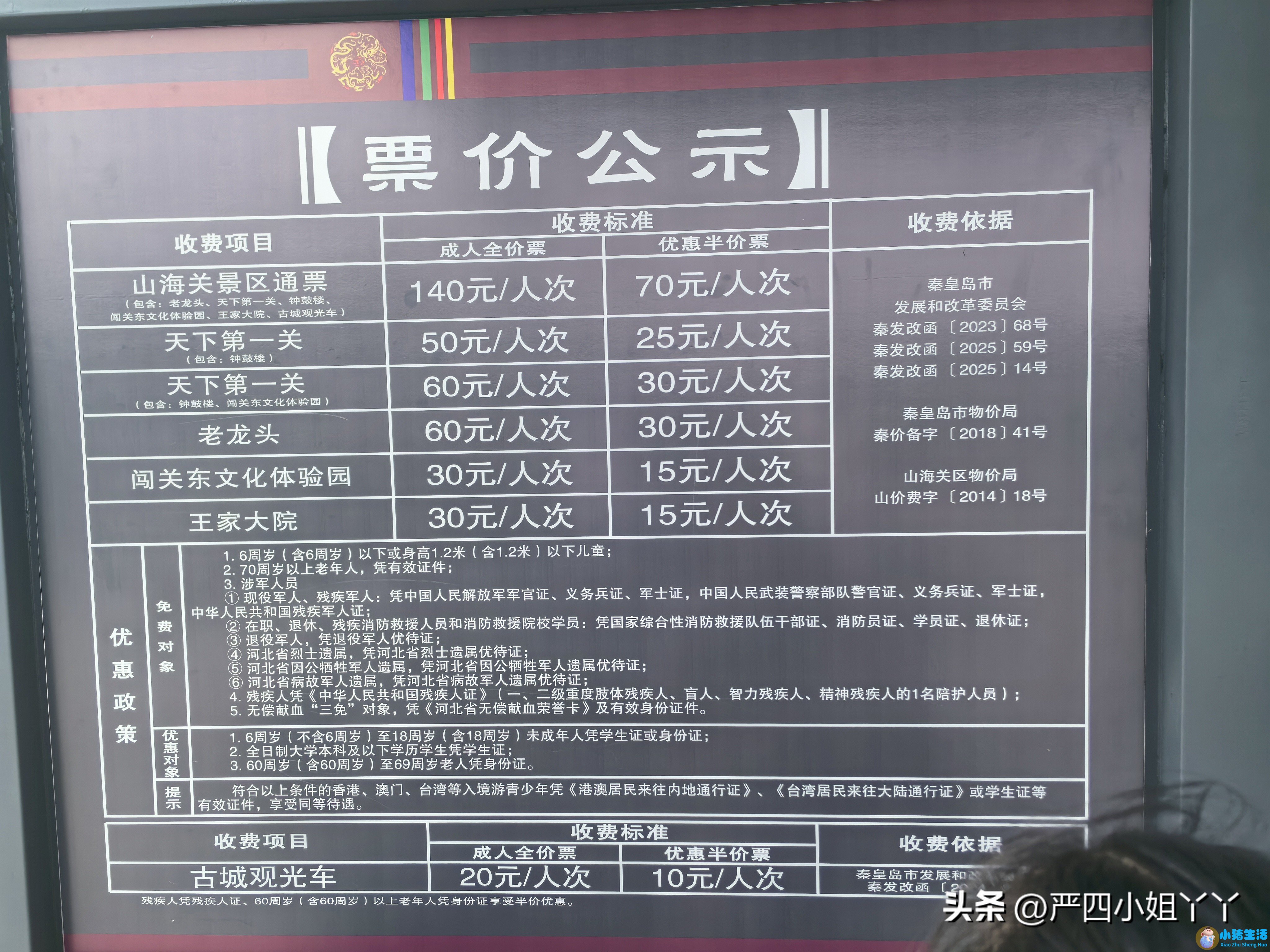 山海关现在是几a