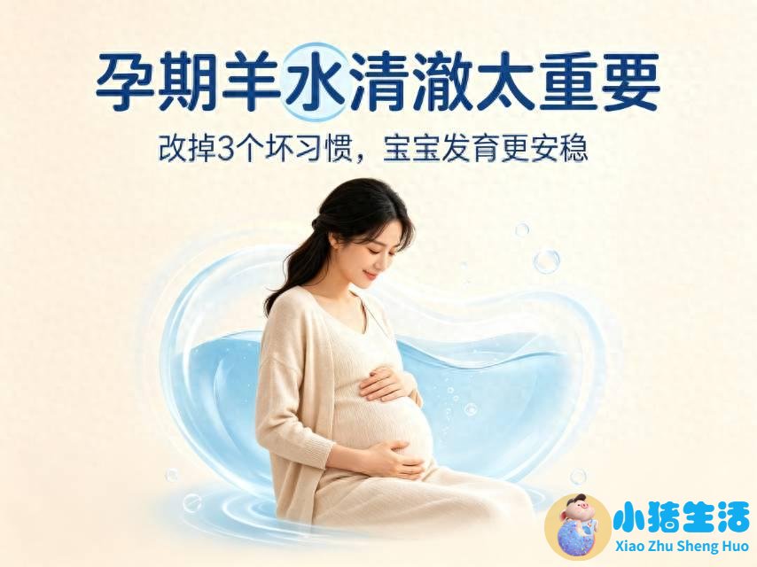 孕期羊水清澈太重要！改掉3个坏习惯，宝宝发育更安稳