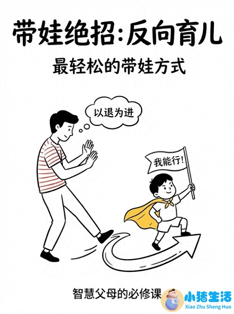 学会反向育儿以退为进，轻松养出自立自