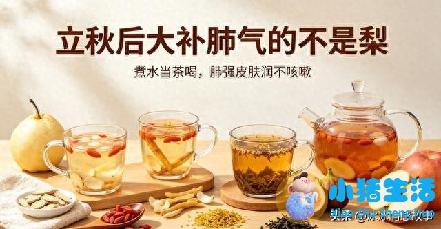立秋后大补肺气的不是梨，它煮水当茶来