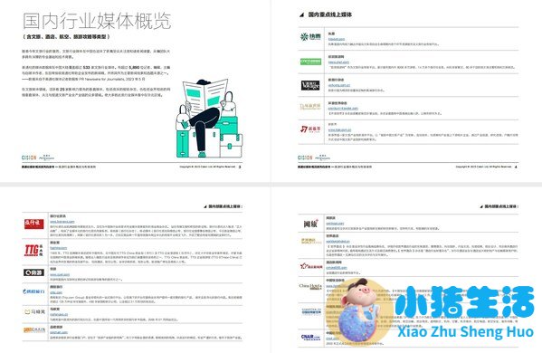 旅游行业的部分国内媒体