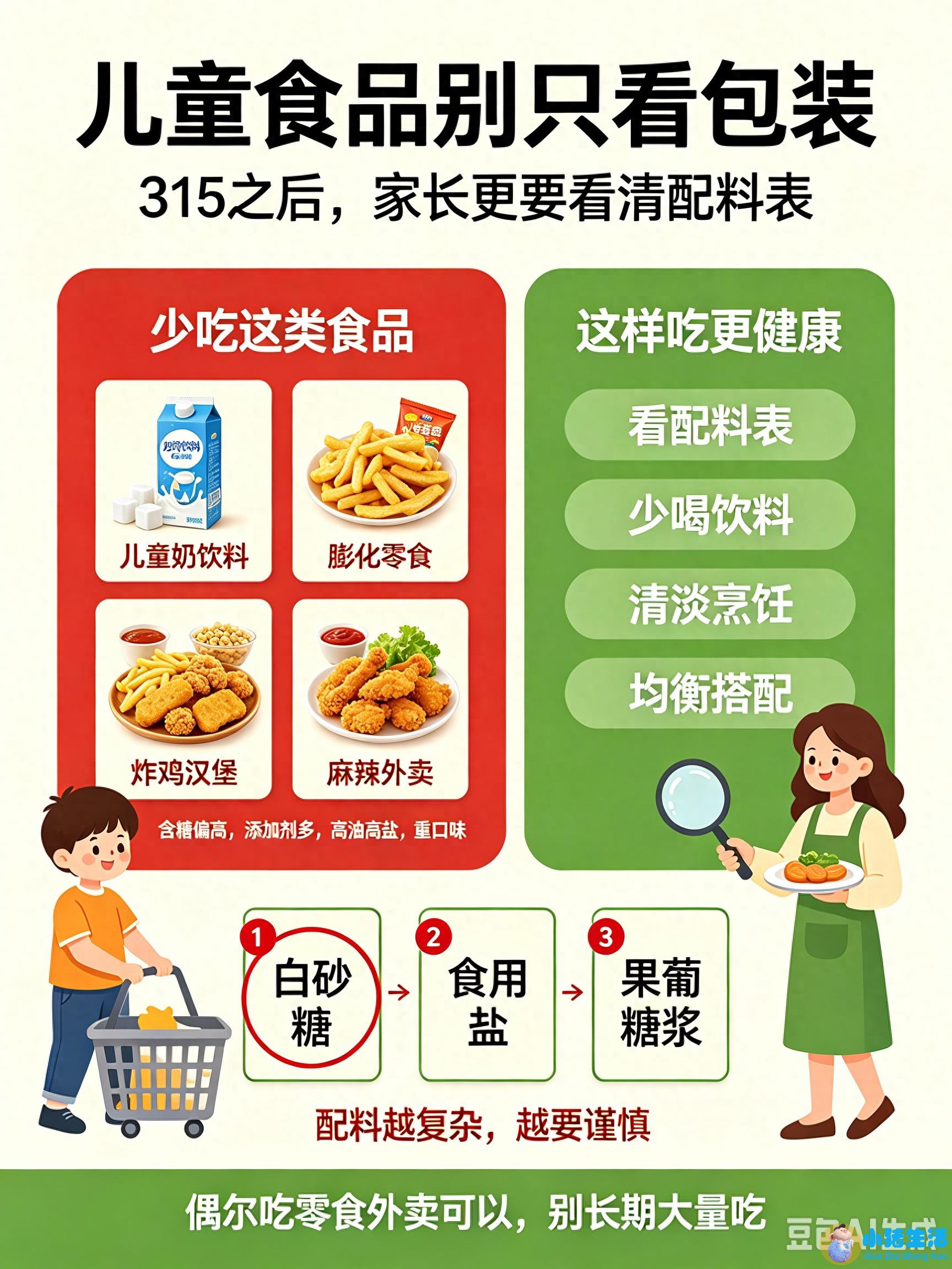 宝妈注意：有些儿童食品并不“儿童”，