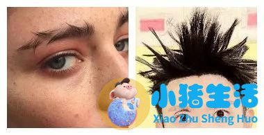 女子奇特纹眉爆红